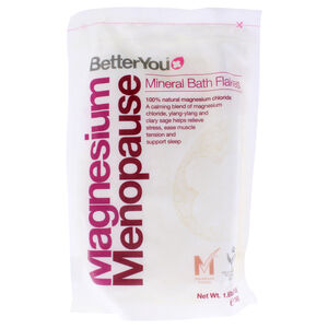 Menopause Mineral Bath Flakes by BetterYou for Women - 26.4 oz Bath Salt